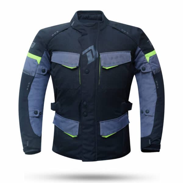 Chaqueta Travel Hombre Negra, Gris y Fluor - Imagen 2